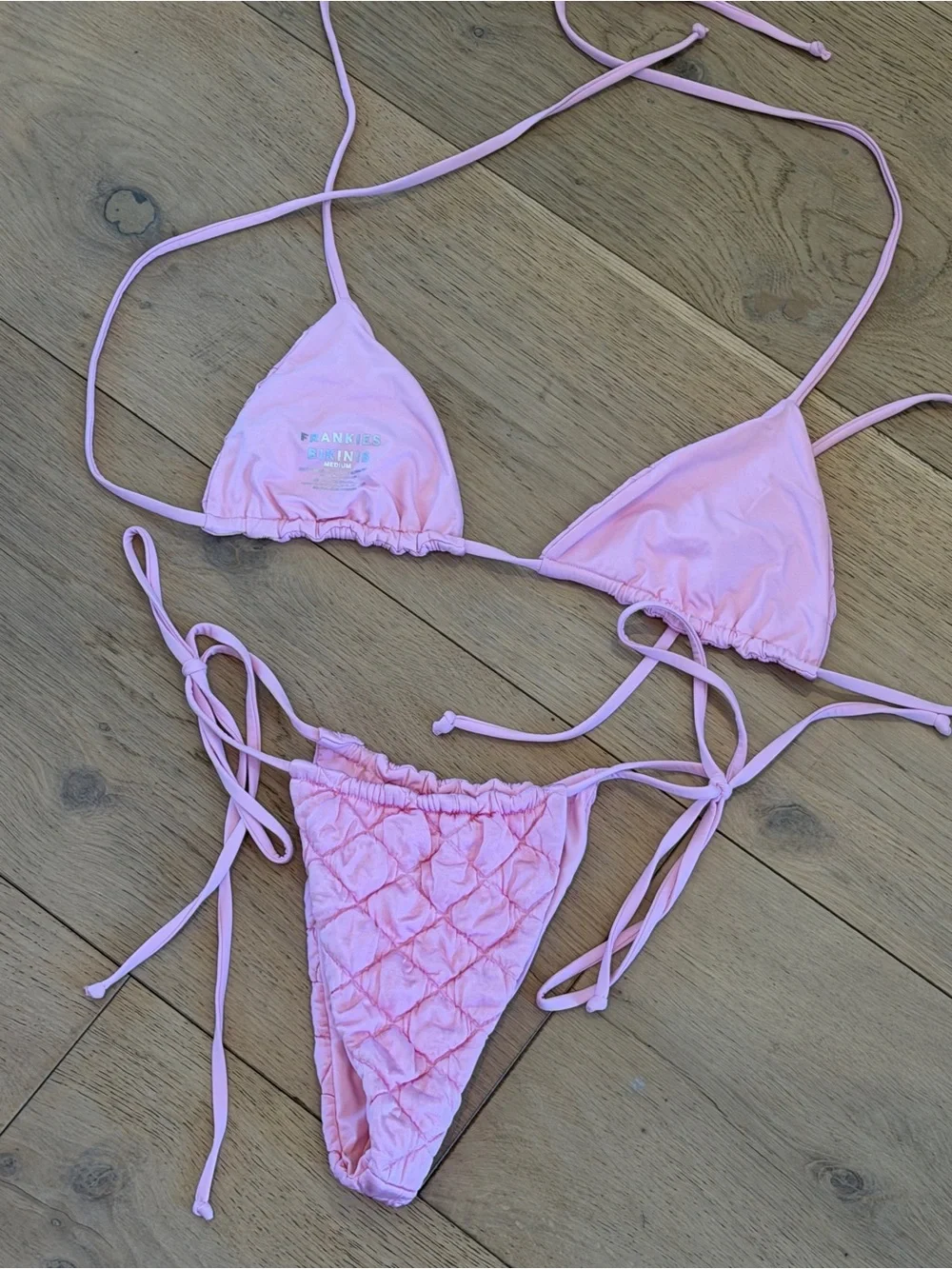Frankie’s Bikinis Pink Bikini